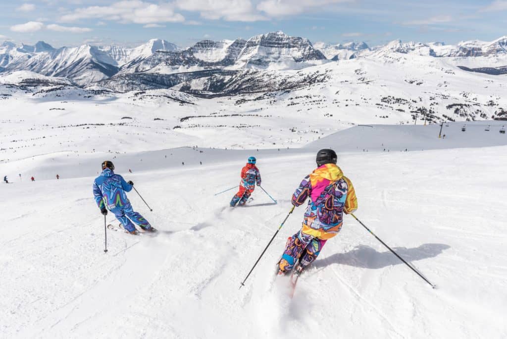 Ski choice is influenced by many factors including snow conditions like skiing in powder